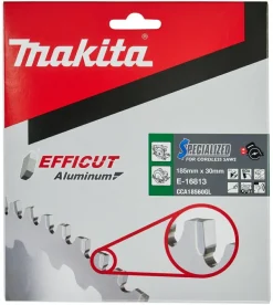 MAKITA PIŁA TARCZOWA 185x30x60z EFFICUT DO ALUMINIUM