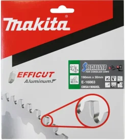 MAKITA PIŁA TARCZOWA 190x30x60z EFFICUT DO ALUMINIUM
