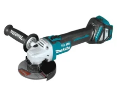 MAKITA SZLIFIERKA KĄTOWA 18V 125mm BEZ AKUMULATORÓW I ŁAD. REG.OBR. BLDC WALIZKA MAKPAC DGA513ZJ