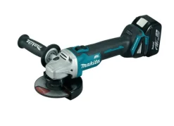 MAKITA SZLIFIERKA KĄTOWA 18V 125mm 2 x 5,0Ah LI-ION BEZSZCZOTKOWA WALIZKA MAKPAC DGA504RTJ