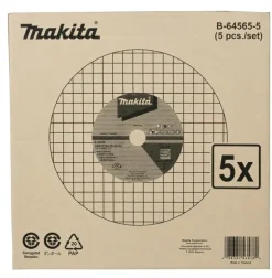 MAKITA TARCZA MET. 355mm x 2,8mm x 25,4mm /5szt. INOX DO LW1401