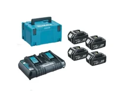 MAKITA ZESTAW ZASILAJĄCY 18V (BL1850Bx4+DC18RD) MAKPAC
