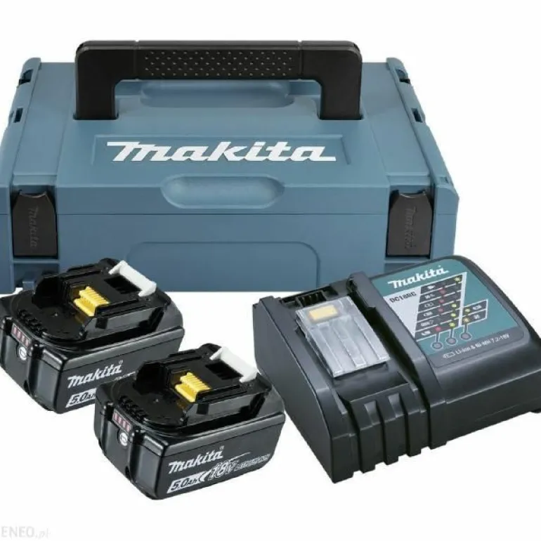 MAKITA ZESTAW ZASILAJĄCY 18V (BL1850Bx2+DC18RC) MAKPAC