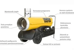 MASTER NAGRZEWNICA OLEJOWA BV 77E Z ODPROWADZANIEM SPALIN 20kW