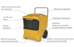 MASTER PROFESIONALNY OSUSZACZ POWIETRZA DHP 65 56L/24h PLASTIKOWA OBUDOWA