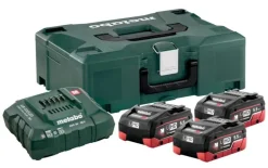 METABO ZESTAW AKUMULATORÓW 3 x 5.5Ah LIHD + ŁADOWARKA ASC 30-36 V + WALIZKA METALOC