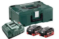 METABO ZESTAW AKUMULATORÓW 2 x 5.5Ah LIHD + ŁADOWARKA ASC 30-36 V + WALIZKA METALOC