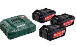 METABO ZESTAW AKUMULATORÓW 3x5.2Ah + ŁADOWARKA ASC 30-36 V