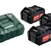 METABO.ZESTAW AKUMULATORÓW 3x4.0Ah +ŁADOWARKA ASC 55