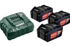 METABO.ZESTAW AKUMULATORÓW 3x4.0Ah +ŁADOWARKA ASC 55