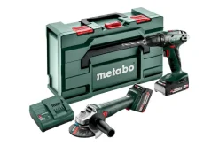 METABO.ZESTAW COMBO 18V 2.4.3 (BS18+W18) 1x4,0Ah, 1x2,0Ah METABOX