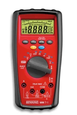 Miernik uniwersalny BENNING MM 7-2, cyfrowy z akcesoriami