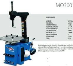 MONTAŻOWNICA AUTOMATYCZNA DO OPON MO300 400V