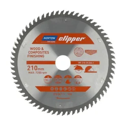 NORTON PIŁA TARCZOWA 210mm x 30mm x 64z DREWNO I KOMPOZYTY ATB (2,8 / 1,8)