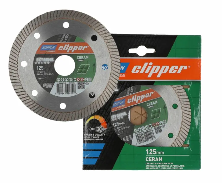 NORTON TARCZA D.TURBO 125mm CLIPPER EXTREME CERAM