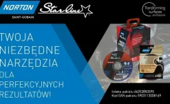 NORTON TARCZA.STARLINE 125mmx1,0/100szt WIADERKO+ŚCIERNICA WŁÓKNINOWA