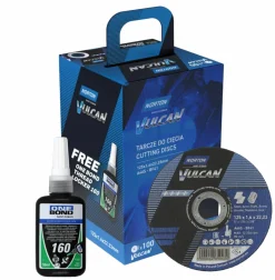 NORTON TARCZA.VULCAN 125 x 1,6 /100szt.+ KLEJ ONE BOND