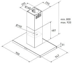 OKAP GLOBALO LONATIO ISOLA 90.2 WHITE