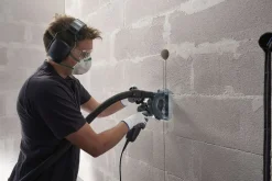 Osłona przeciwpyłowa z prowadnicą do szlifierek katowych, Wolfcraft