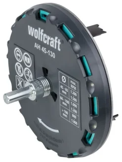 Otwornica regulowana Wolfcraft 45 - 130 mm