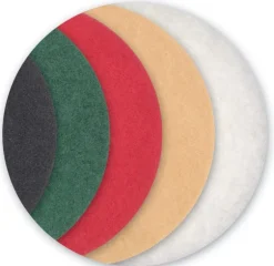 PADY miękkie i chłonne BEŻOWE do MENZER ESM 406 25mm (5 szt.)