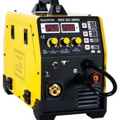 PÓŁAUTOMAT INWERTER MAGNUM MIG 201 MMA 230V, 200A/60%, MB15/3, MMAR, GP25