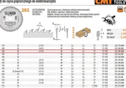 PIŁA DO CIĘCIA POPRZECZNEGO, OBRÓBKA WYKAŃCZAJĄCA HM 180x30x2,6/1,6 Z=40