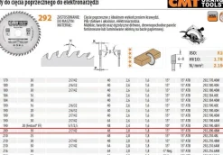 PIŁA DO CIĘCIA POPRZECZNEGO, OBRÓBKA WYKAŃCZAJĄCA HM 200x30x2,8/1,8 Z=48
