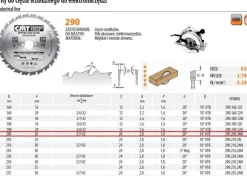 PIŁA HM 200x30x2,8/1,8 Z=24 CIĘCIE WZDŁUŻNE
