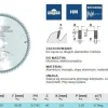 PIŁA HW D=190 F=30 Z=40 K=2,8/2,2 ALUMINIUM, MOSIĄDZ, KOMPOZYT
