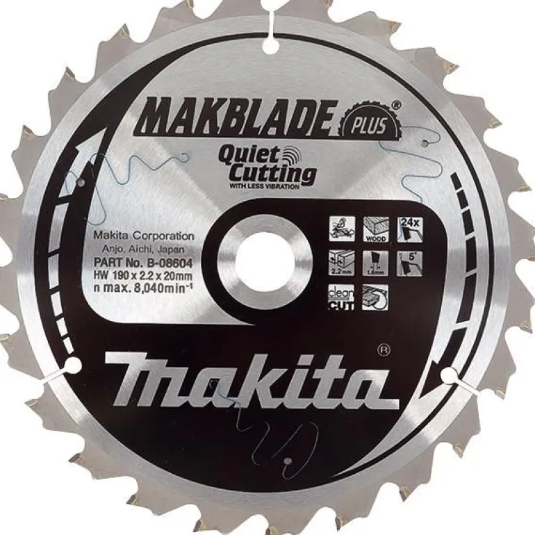 PIŁA TARCZOWA DO DREWNA 255x30mm 40-ZĘBÓW MAKBLADE