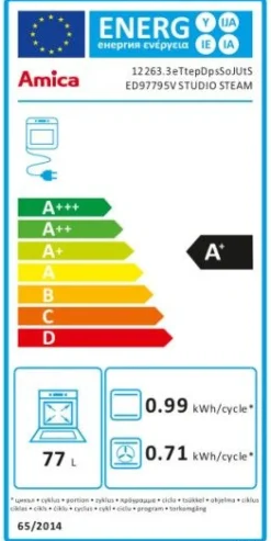 Piekarnik Amica ED97795V STUDIO STEAM