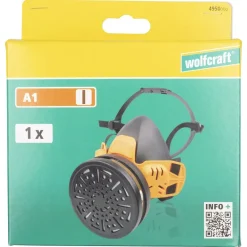 Półmaska Wolfcraft - A1P2 z filtrem wymiennym