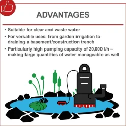 Pompa do wody brudnej DWP750 scheppach
