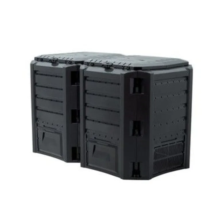 PROSPERPLAST KOMPOSTOWNIK 800L CZARNY MODULE 2-SEGMENTY 1350 x 719 x 826mm
