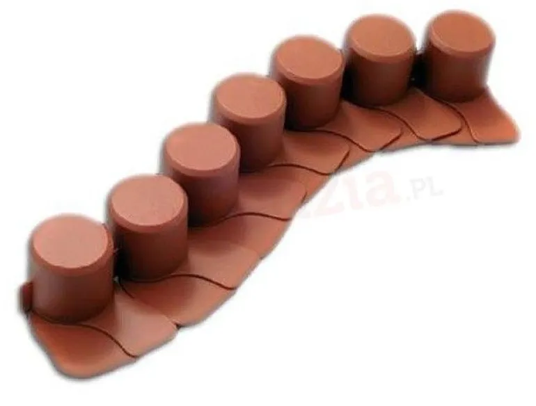 PROSPERPLAST PALISADA OGRODOWA 7 TERAKOTA 4,05m