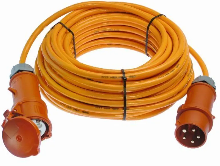 Przedłużacz siłowy 25 m AS-SCHWABE 5G2,5 poliuretan 16 A