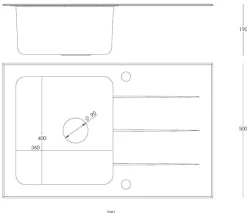 Quadron Ford 111 HardQ komora stalowa z czarnym blatem szklanym HB3578SC3BS