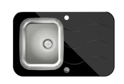 QUADRON Glen 211 HardQ komora stalowa z czarnym blatem szklanym