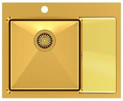 QUADRON RUSSEL 116 ZŁOTY HB7911PVDBSG1 + STEINER JULIA PVD złoty 3673503PVDG1