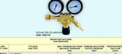 REDUKTOR CO2/AR 2-ZEGARY RED113 32l/min