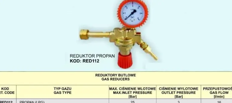 REDUKTOR PROPAN (LPG) RED112
