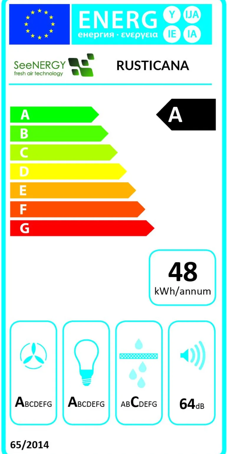 SEENERGY Rusticana 90 cm Grafitowy mat