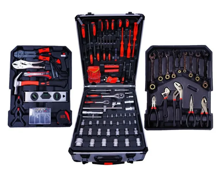 SILVER ZESTAW KLUCZY 419el. W WALIZCE NA KÓŁKACH CZARNEJ PROF