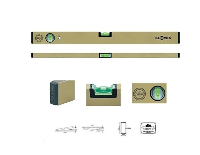 SŁOWIK POZIOMNICA ZŁOTA P01 1500mm