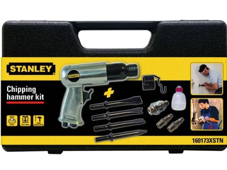 STANLEY MŁOTEK PNEUMATYCZNY + 4 DŁUTA