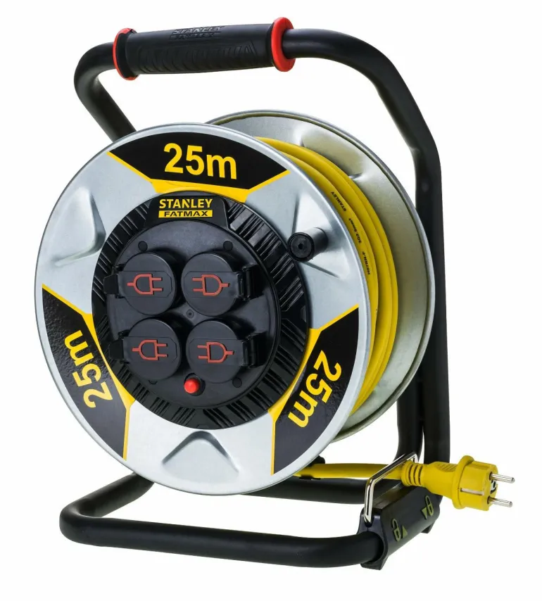 STANLEY PRZEDŁUŻACZ BĘBNOWY 25m 3x2,5mm 16A IP44