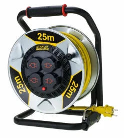STANLEY PRZEDŁUŻACZ BĘBNOWY 25m 3x1,5mm 16A IP44