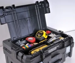 STANLEY SKRZYNIA TSTAK II Z PIANKĄ UCHWYT KRÓTKI