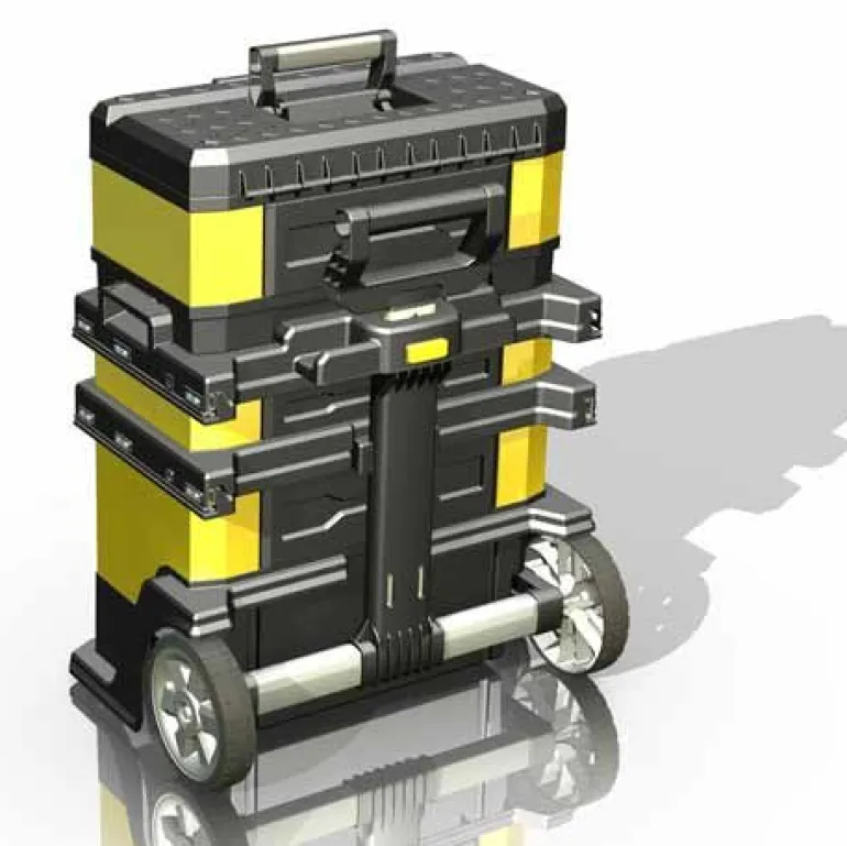 STANLEY SKRZYNIA-WARSZTAT NA KOŁACH ŻÓŁTY